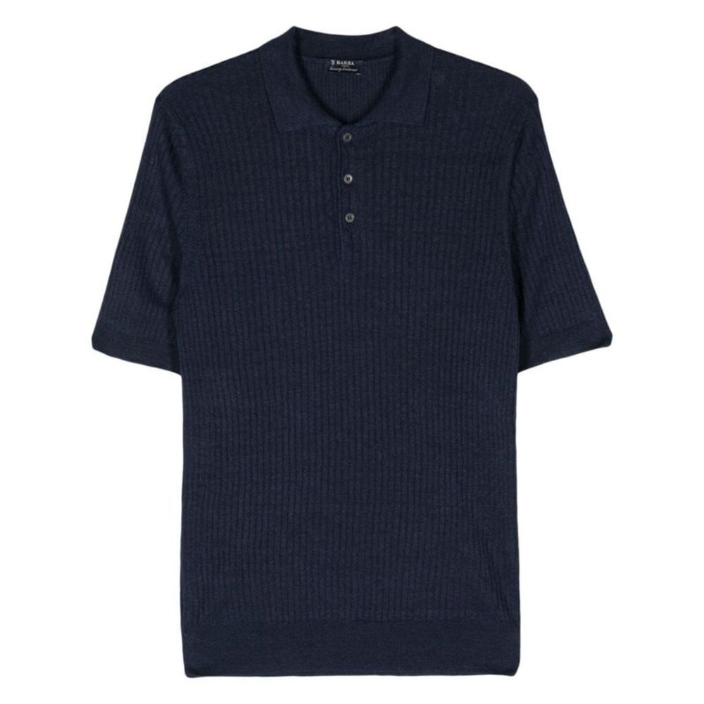 Barba Men Linen Polo Shirt